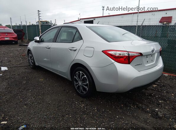 2T1BURHE0GC523729 2016 TOYOTA COROLLA Silver Tył lewy