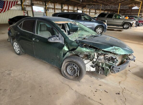 2T1BURHE0GC546511 2016 TOYOTA COROLLA Green წინა მარჯვენა