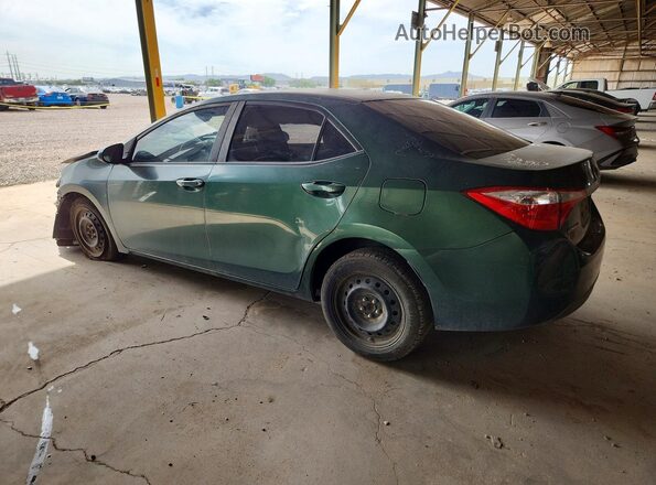 2T1BURHE0GC546511 2016 TOYOTA COROLLA Green უკანა მარცხენა