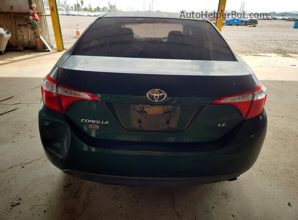 2T1BURHE0GC546511 2016 TOYOTA COROLLA Green უკანა ხედი