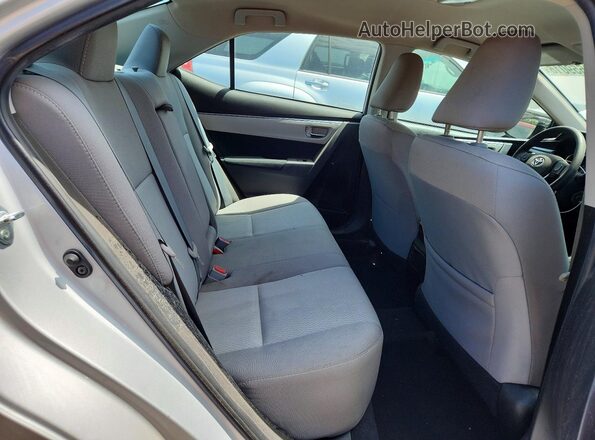 2T1BURHE0GC590976 2016 TOYOTA COROLLA Gray Rear seats view