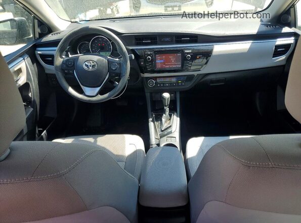 2T1BURHE0GC617660 2016 TOYOTA COROLLA Blue Առջևի վահանակի տեսք