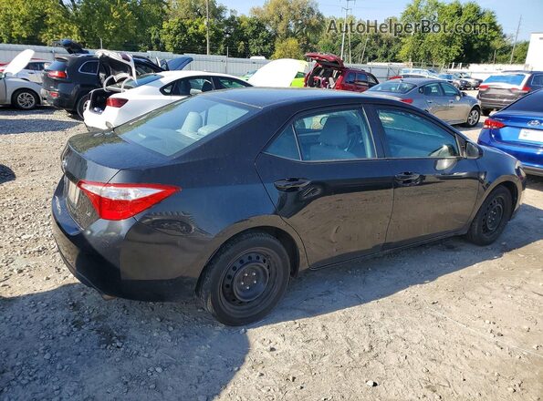 2T1BURHE0GC618453 2016 TOYOTA COROLLA Black Rear view