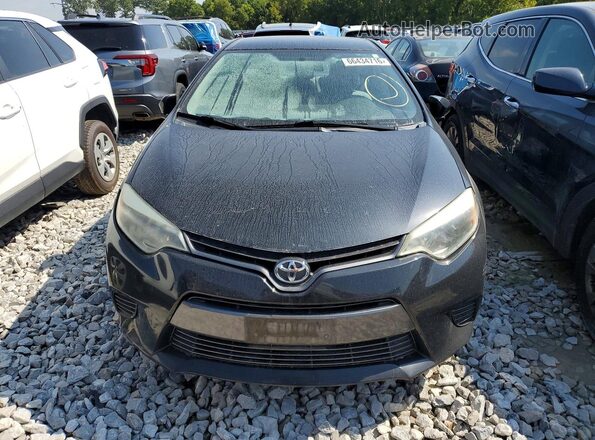 2T1BURHE0GC618453 2016 TOYOTA COROLLA Black Instrument cluster view