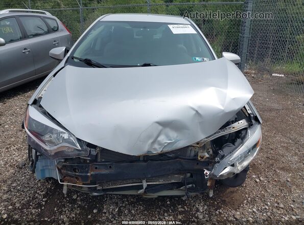 2T1BURHE0GC618470 2016 TOYOTA COROLLA Silver Widok zestawu wskaźników