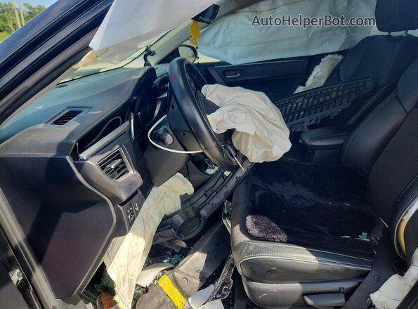 2T1BURHE0GC644521 2016 TOYOTA COROLLA Черный Вид салона спереди