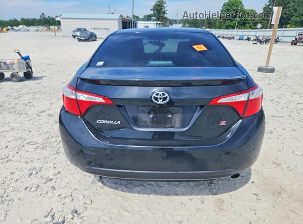 2T1BURHE0GC644521 2016 TOYOTA COROLLA Черный Вид сзади