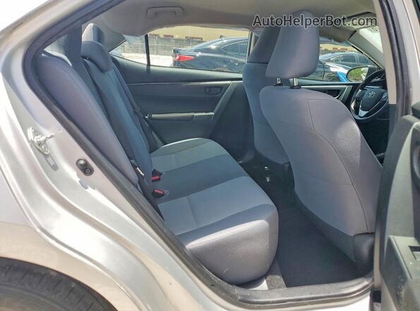 2T1BURHE0GC672996 2016 TOYOTA COROLLA Silver Հետևի նստատեղերի տեսք