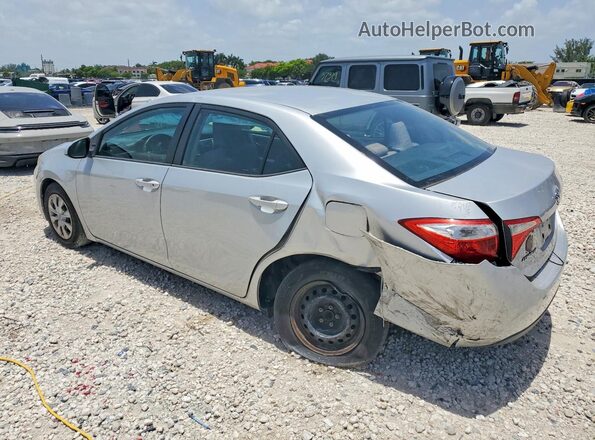 2T1BURHE0GC672996 2016 TOYOTA COROLLA Silver Հետևի ձախ