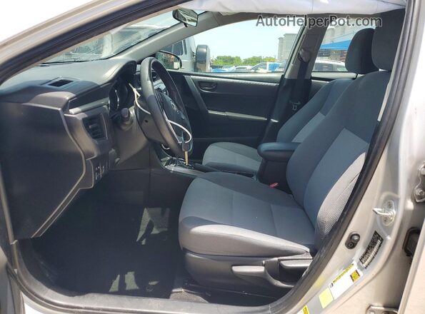 2T1BURHE0GC672996 2016 TOYOTA COROLLA Silver Սալոնի դիմացի տեսք