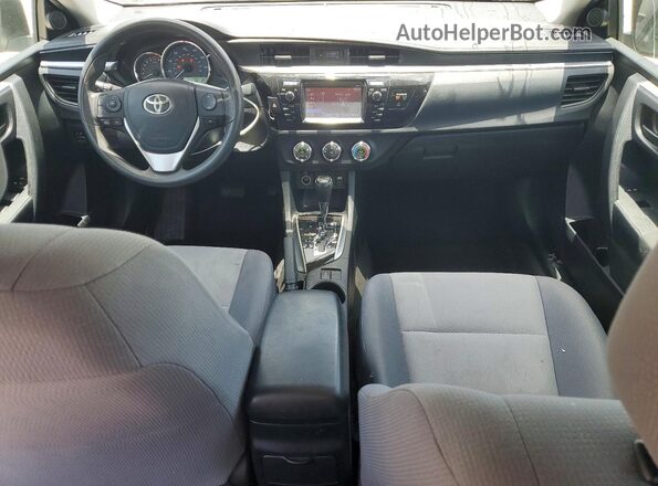 2T1BURHE0GC672996 2016 TOYOTA COROLLA Silver Առջևի վահանակի տեսք