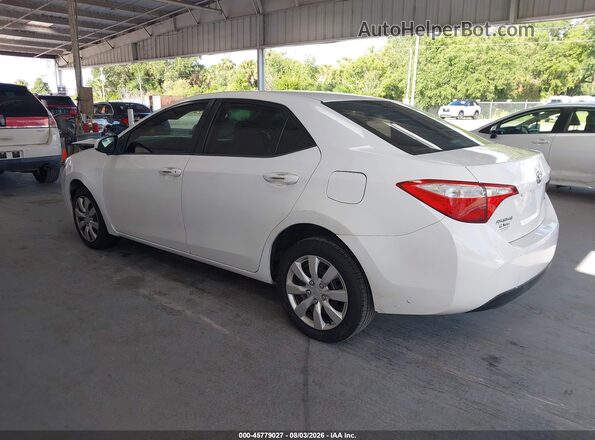 2T1BURHE0GC673789 2016 TOYOTA COROLLA White Rear left