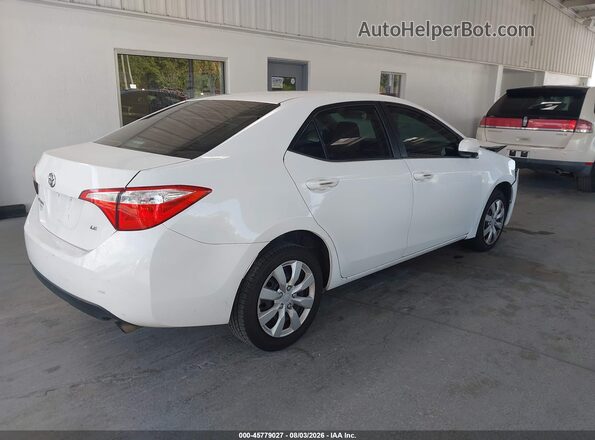 2T1BURHE0GC673789 2016 TOYOTA COROLLA White Rear right