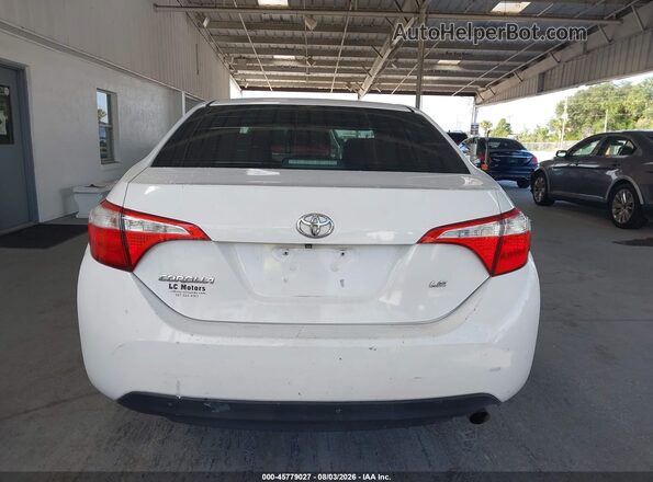 2T1BURHE0GC673789 2016 TOYOTA COROLLA White 