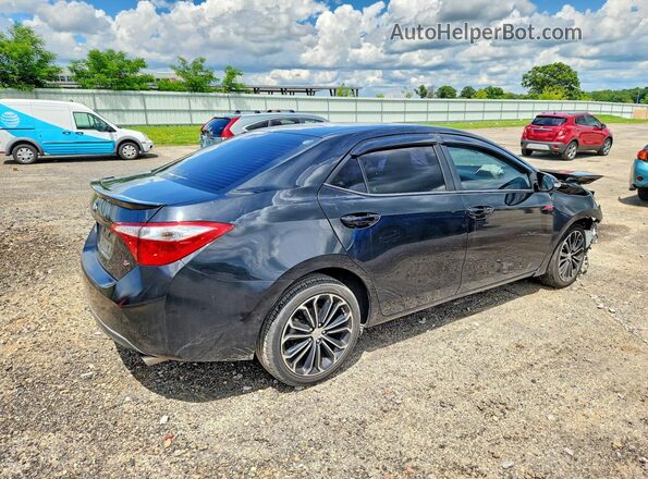 2T1BURHE0GC676403 2016 TOYOTA COROLLA Black Tył prawy