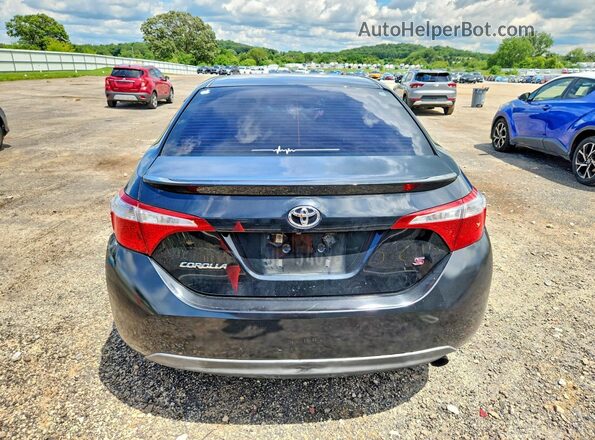2T1BURHE0GC676403 2016 TOYOTA COROLLA Black Widok z tyłu