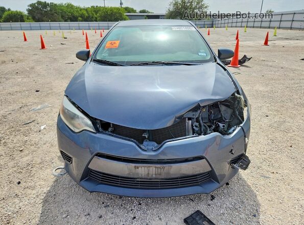 2T1BURHE0GC678197 2016 TOYOTA COROLLA Серый Вид спереди