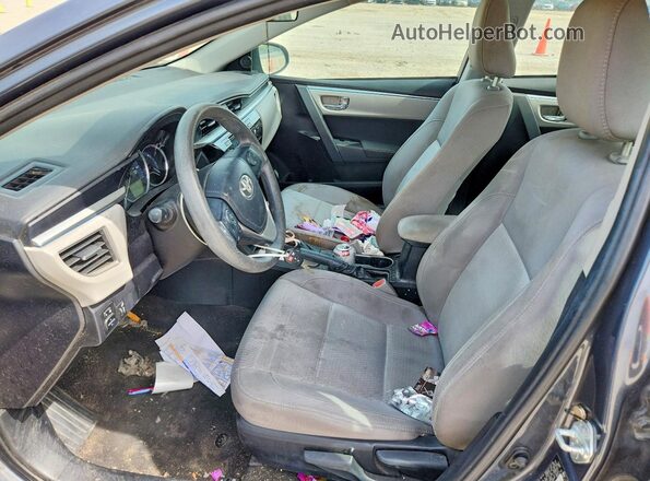 2T1BURHE0GC678197 2016 TOYOTA COROLLA Серый Вид салона спереди