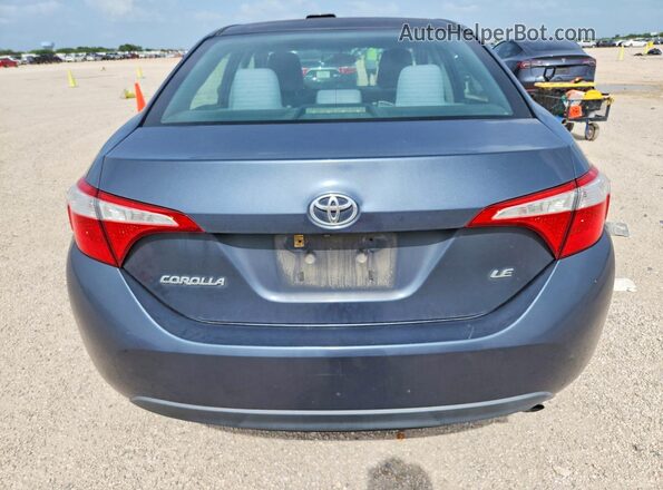 2T1BURHE0GC678197 2016 TOYOTA COROLLA Серый Вид сзади