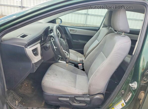 2T1BURHE0GC691323 2016 TOYOTA COROLLA Green წინა სალონის ხედი
