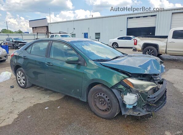 2T1BURHE0GC691323 2016 TOYOTA COROLLA Green წინა მარჯვენა