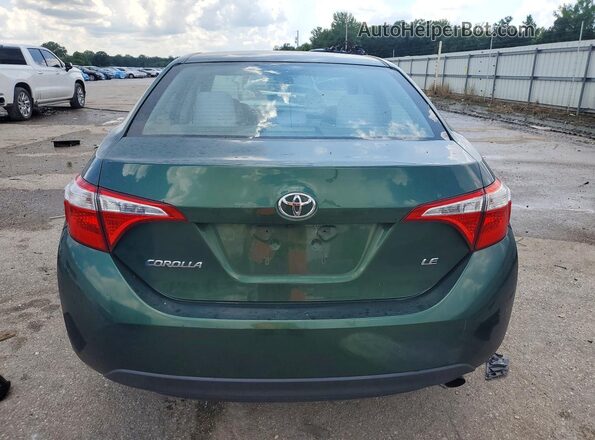 2T1BURHE0GC691323 2016 TOYOTA COROLLA Green უკანა ხედი