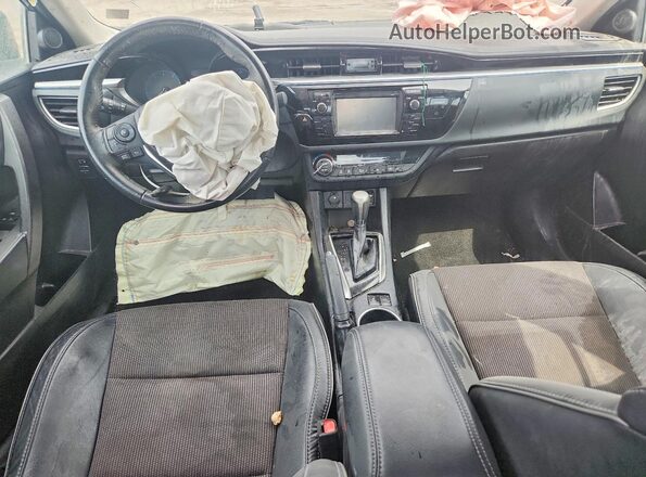 2T1BURHE0GC742027 2016 TOYOTA COROLLA Gray Widok deski rozdzielczej
