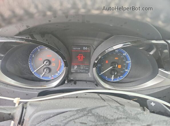 2T1BURHE0GC742027 2016 TOYOTA COROLLA Gray Widok zestawu wskaźników