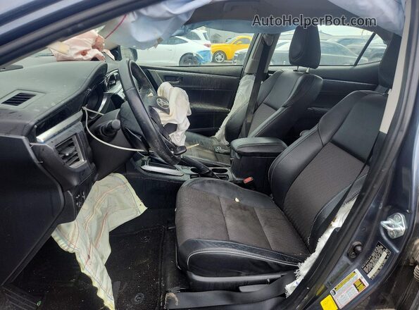 2T1BURHE0GC742027 2016 TOYOTA COROLLA Gray Widok wnętrza z przodu
