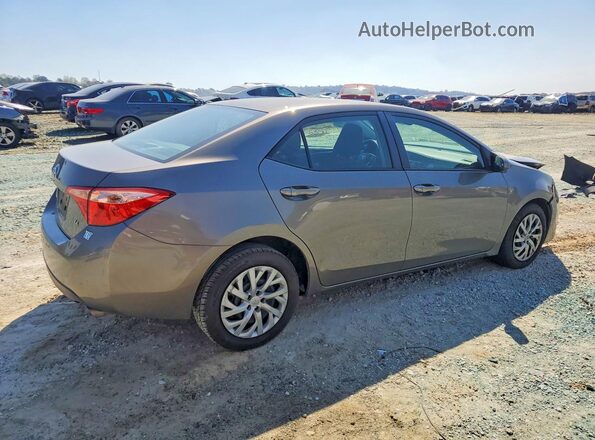 2T1BURHE0HC760836 2017 TOYOTA COROLLA Gray Задня права чверть