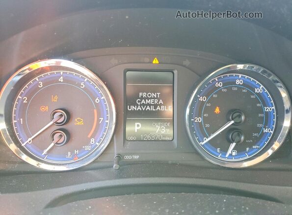 2T1BURHE0HC760836 2017 TOYOTA COROLLA Gray Вид щитка приладів
