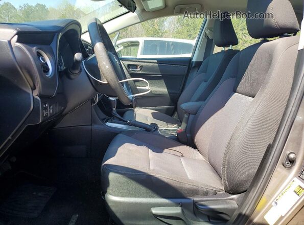 2T1BURHE0HC760836 2017 TOYOTA COROLLA Gray Вид салону спереду