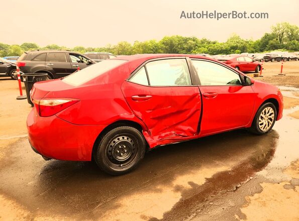 2T1BURHE0HC779855 2017 TOYOTA COROLLA Красный Задняя правая четверть