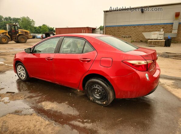 2T1BURHE0HC779855 2017 TOYOTA COROLLA Красный Задняя левая четверть