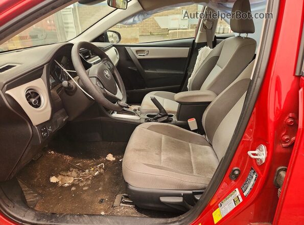 2T1BURHE0HC779855 2017 TOYOTA COROLLA Красный Вид салона спереди