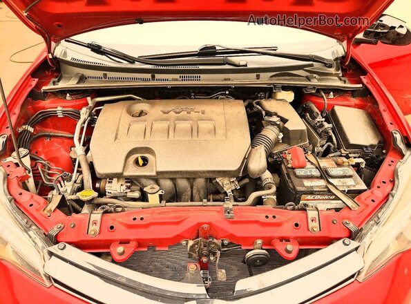 2T1BURHE0HC779855 2017 TOYOTA COROLLA Красный Вид задней части салона