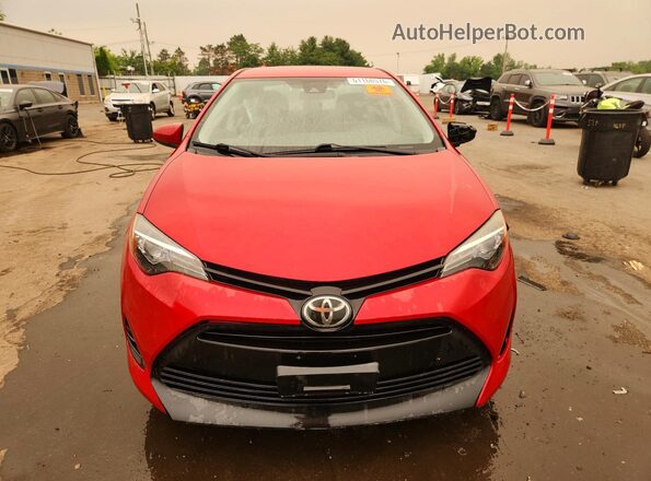 2T1BURHE0HC779855 2017 TOYOTA COROLLA Красный Вид спереди