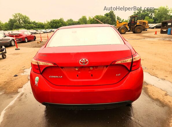 2T1BURHE0HC779855 2017 TOYOTA COROLLA Красный Вид сзади