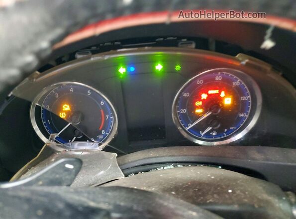 2T1BURHE0HC784330 2017 TOYOTA COROLLA Red Vista del cuadro de instrumentos