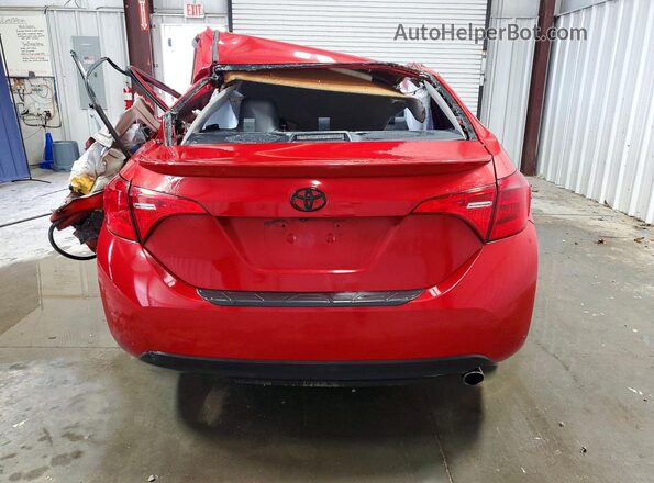2T1BURHE0HC784330 2017 TOYOTA COROLLA Red Vista trasera