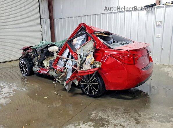 2T1BURHE0HC784330 2017 TOYOTA COROLLA Red Trasero izquierdo