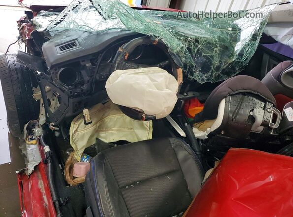 2T1BURHE0HC784330 2017 TOYOTA COROLLA Red Vista del salpicadero
