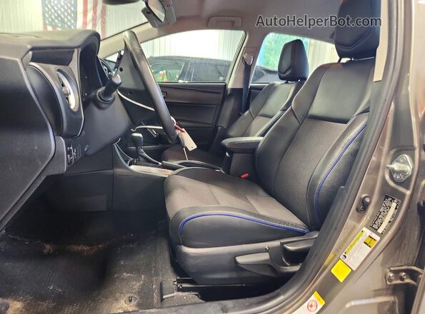 2T1BURHE0HC819478 2017 TOYOTA COROLLA Tan Вид салону спереду