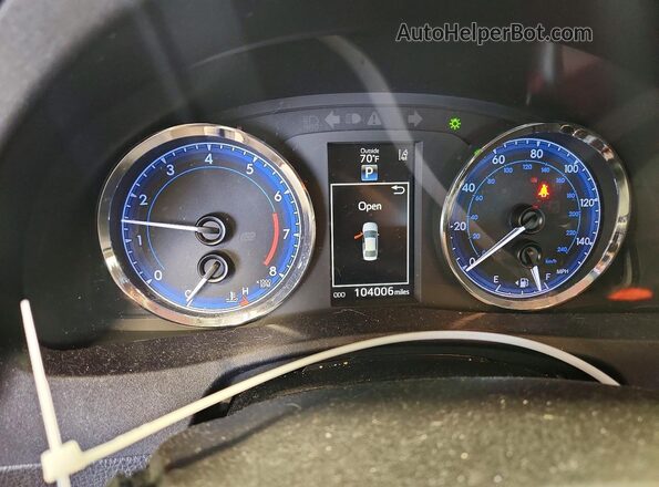2T1BURHE0HC819478 2017 TOYOTA COROLLA Tan Вид щитка приладів