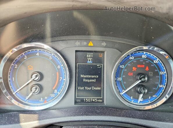 2T1BURHE0HC823207 2017 TOYOTA COROLLA White Vista del cuadro de instrumentos