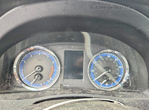 2T1BURHE0HC846826 2017 TOYOTA COROLLA Синий Вид щитка приборов