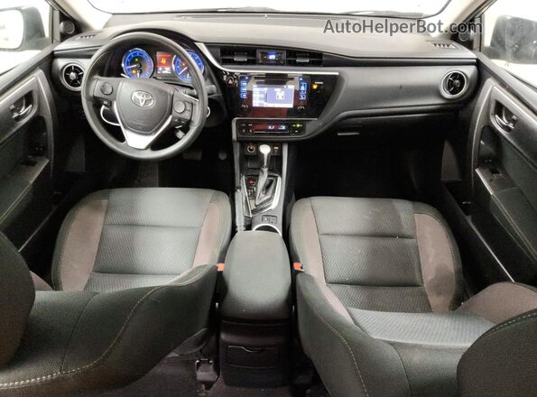 2T1BURHE0HC881575 2017 TOYOTA COROLLA Silver Առջևի վահանակի տեսք
