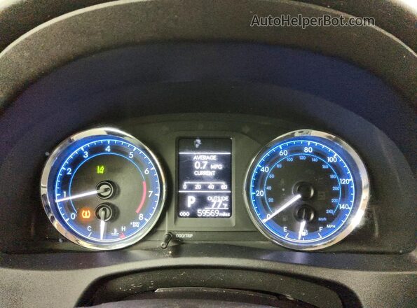 2T1BURHE0HC881575 2017 TOYOTA COROLLA Silver Սարքավորումների վահանակի տեսք