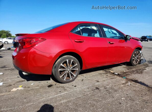 2T1BURHE0HC887375 2017 TOYOTA COROLLA Red Rear right