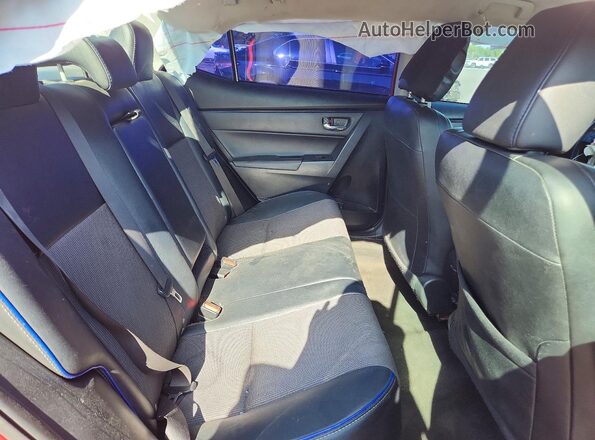 2T1BURHE0HC887375 2017 TOYOTA COROLLA Red Rear seats view
